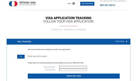 How to check the status of your visa application .